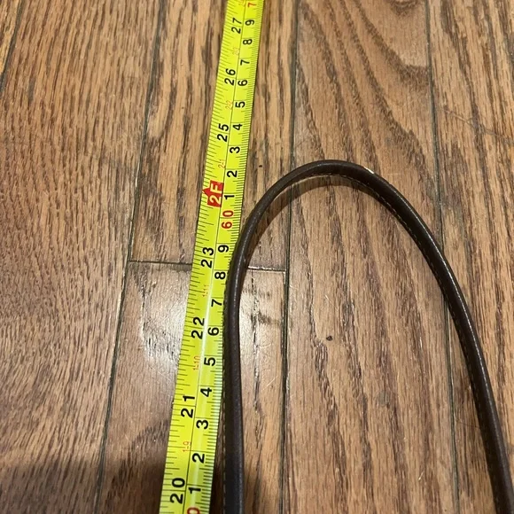 Vintage Martin Roberts Mini Crossbody Bag Brown Black Leather Small Purse - Picture 11 of 12